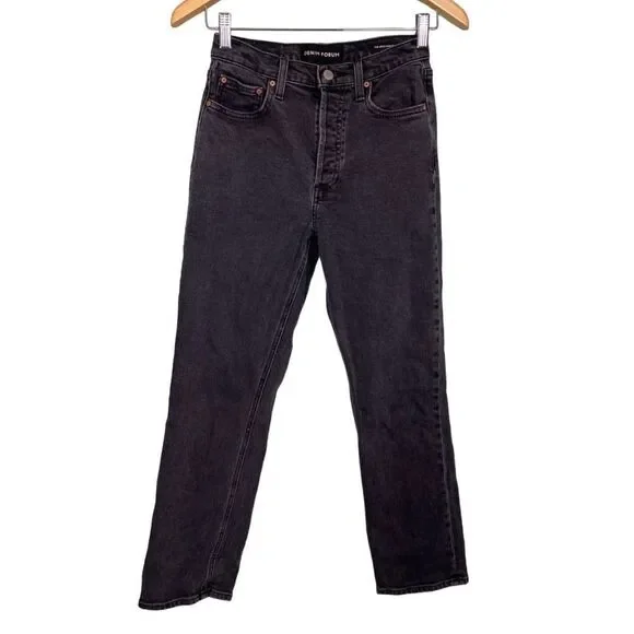 Aritzia Denim Forum Arlo High Rise Straight Leg Jeans 24 - Picture 9 of 15